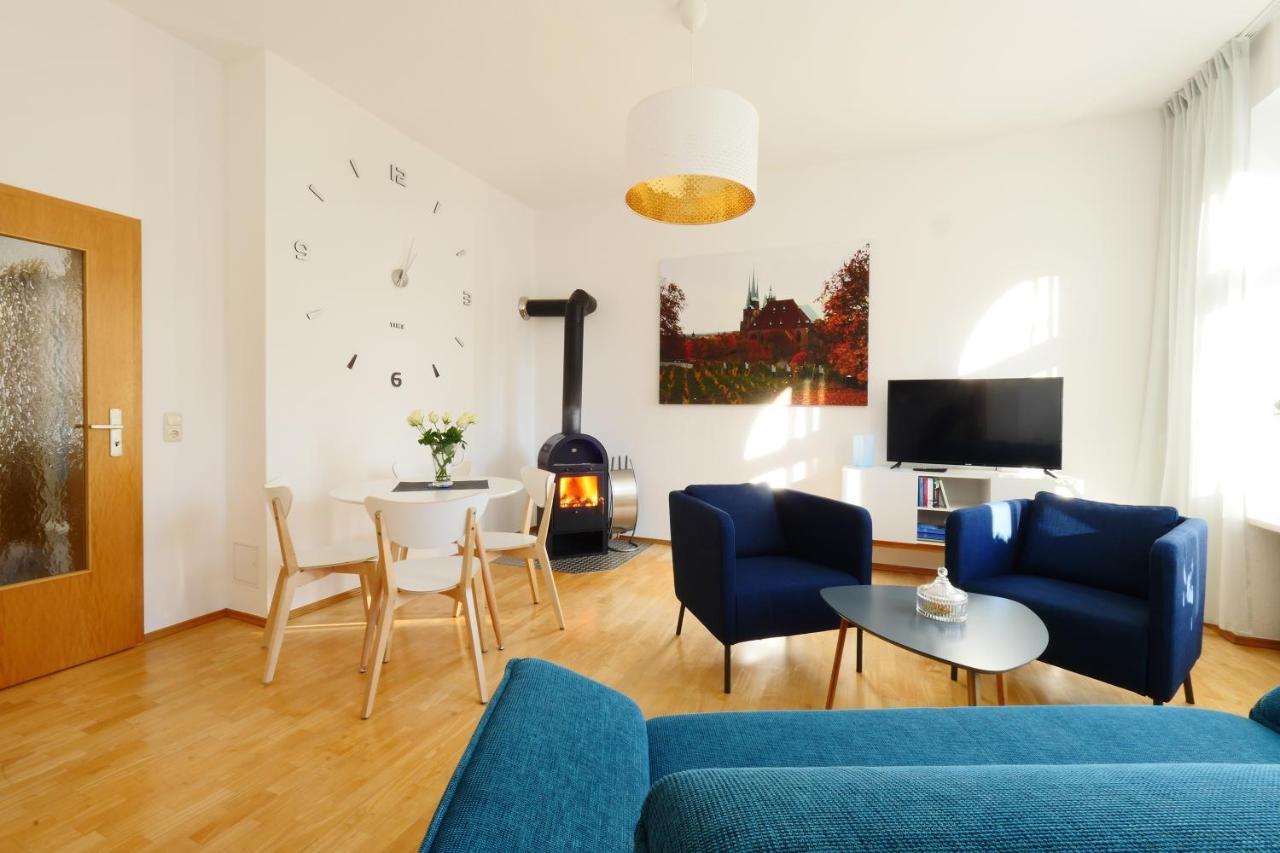 Wohnung Mit Blick Auf Die Zitadelle Petersberg - 3 Zimmer Erfurt Exterior photo