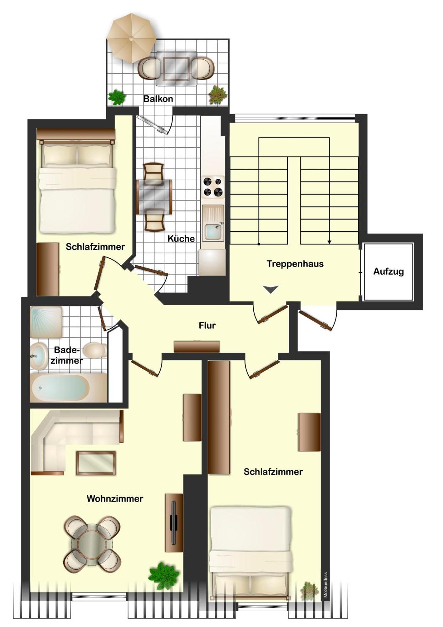 Wohnung Mit Blick Auf Die Zitadelle Petersberg - 3 Zimmer Erfurt Exterior photo